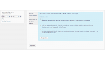 Test autocorregibles del curso elearning