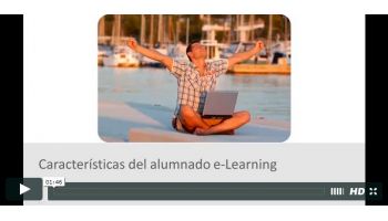 Las explicaciones del curso elearning - teleformación son el vídeo