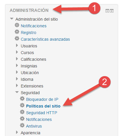 Verifica tamaño de subida en tu Moodle